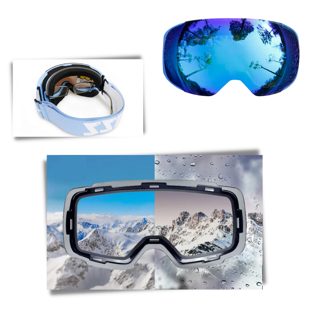 Sneeuw skibril met lens bundle