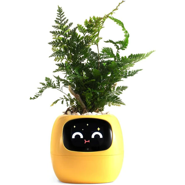 Slimme plantenpot met zelfbewatering en bodemsensor