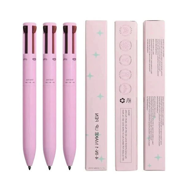 Hollevo™ Make-uppotlood 4-in-1 met eyeliner, lipliner en wenkbrauwpotlood
