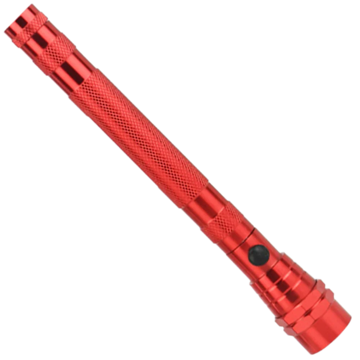 Telescopische magnetische ledzaklamp met buigbare hals