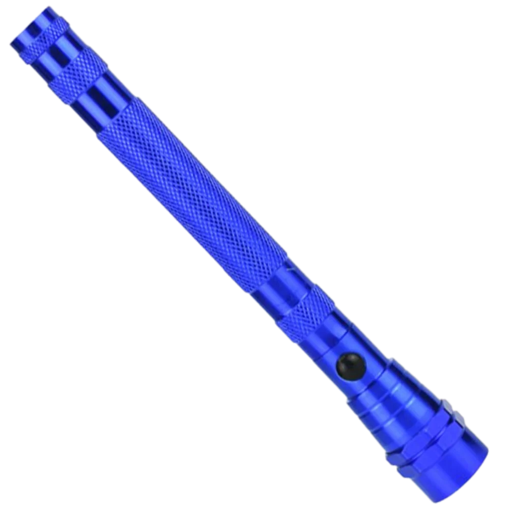 Telescopische magnetische ledzaklamp met buigbare hals