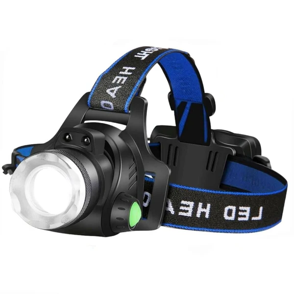 Hollevo™ Oplaadbare hoofdlamp met zoomfunctie en SOS-stand
