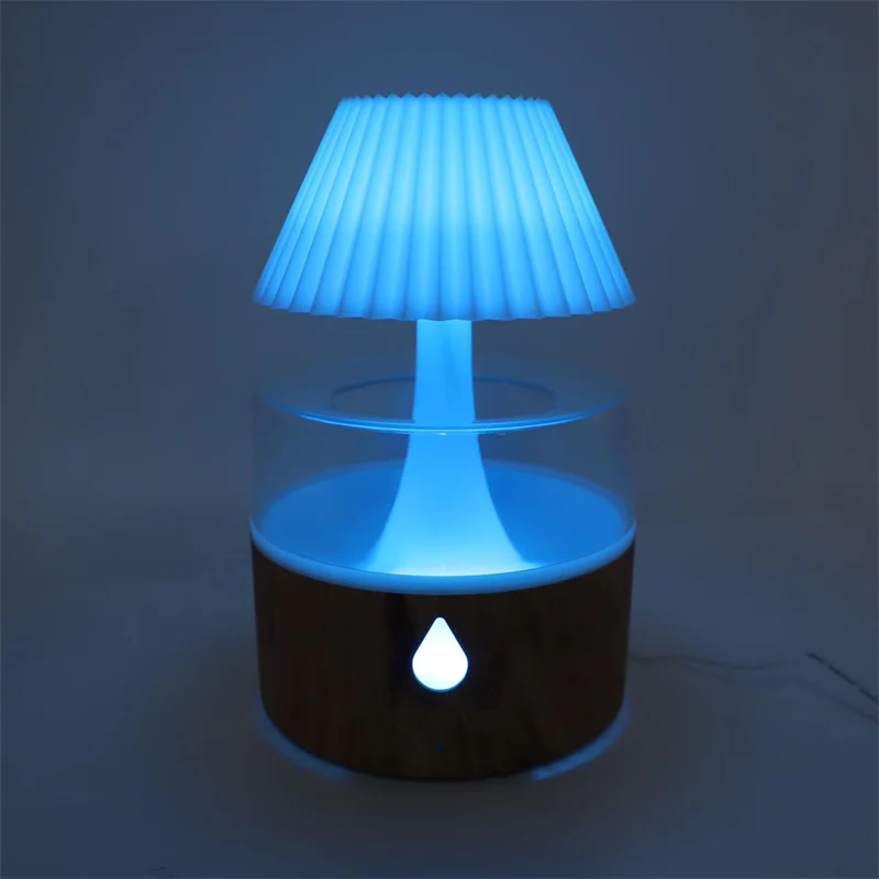 Regenwolk luchtbevochtiger en aroma diffuser met nachtlampje