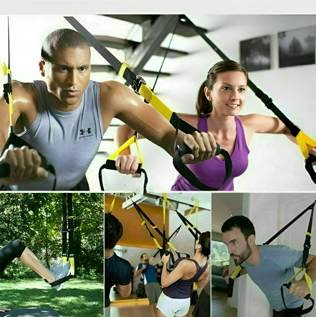 Suspension trainer banden voor full-body training met eigen gewicht