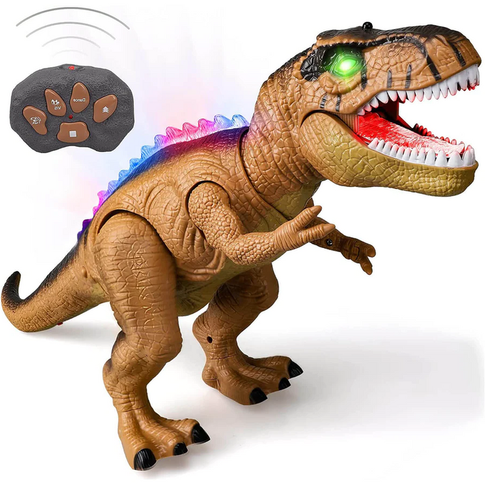 Hollevo™ Bestuurbare T-rex die loopt, brult en in kleuren oplicht