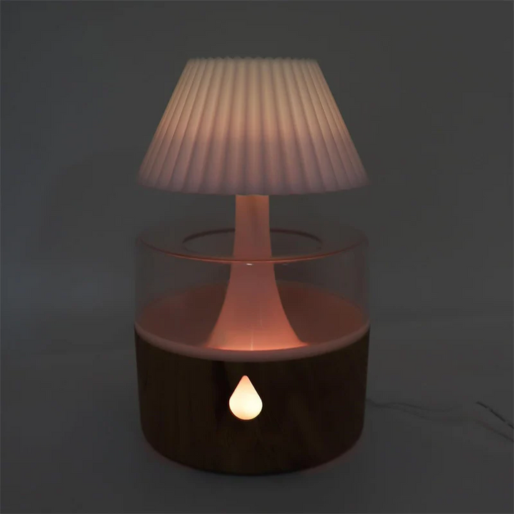 Regenwolk luchtbevochtiger en aroma diffuser met nachtlampje