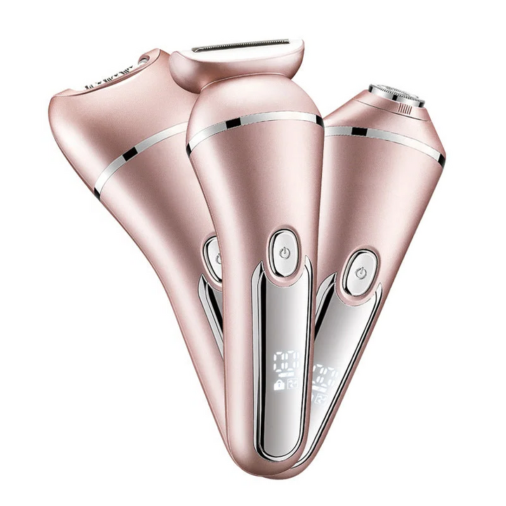 Waterdicht 3-in-1 ladyshave scheerapparaat, oplaadbaar via USB