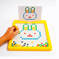 Hollevo™ Groot magnetisch tekenbord voor kinderen met voorbeeldkaarten