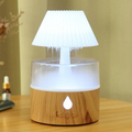 Hollevo™ Regenwolk luchtbevochtiger en aroma diffuser met nachtlampje