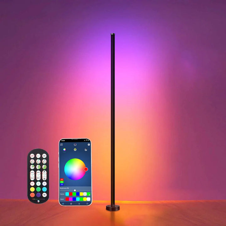 Slimme RGB-vloerlamp met muzieksync en bediening via app