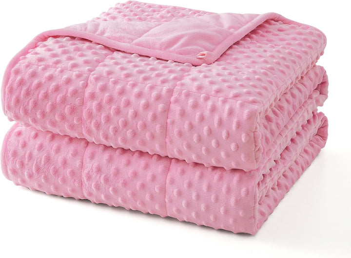 Knus comfort stippen verzwaard deken – koelend microvezel comfort laag