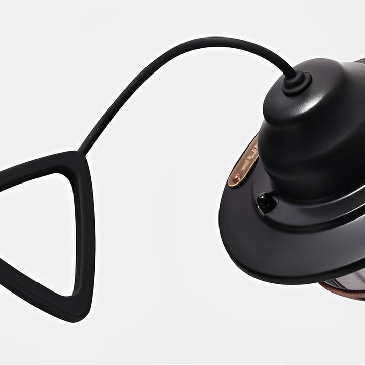 Oplaadbare vintage hanglamp met zeven lichtstanden en USB