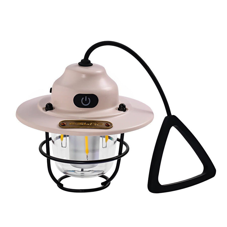 Oplaadbare vintage hanglamp met zeven lichtstanden en USB