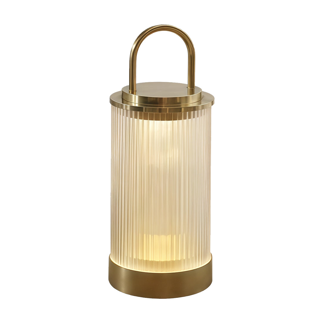 Moderne draagbare terraslamp met warm ledlicht en IP65