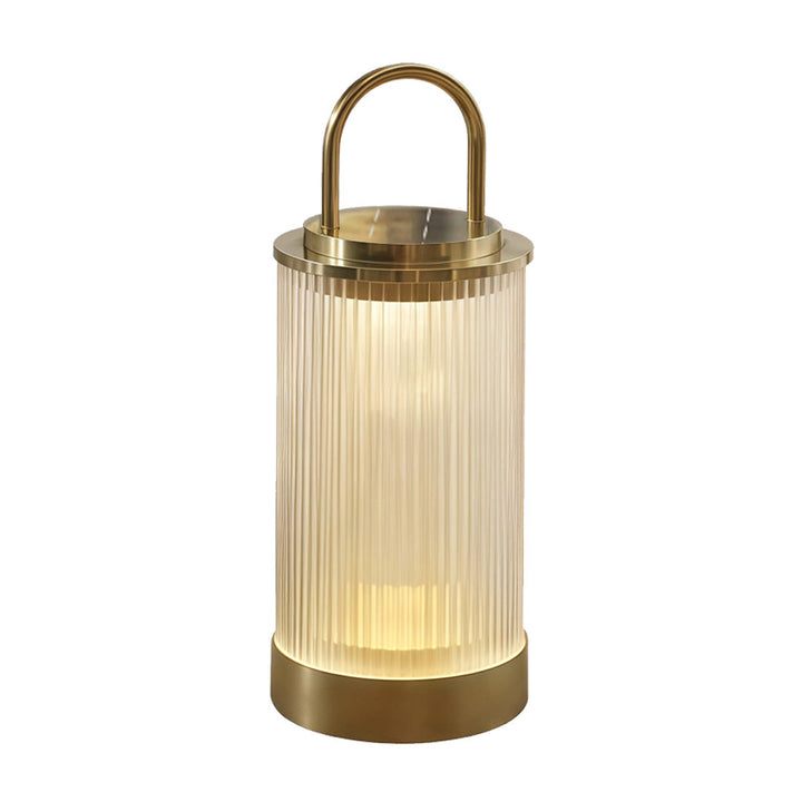 Moderne draagbare terraslamp met warm ledlicht en IP65