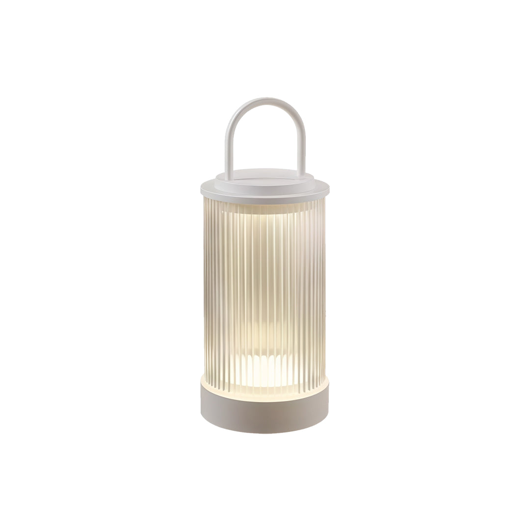 Moderne draagbare terraslamp met warm ledlicht en IP65