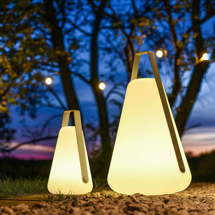 Draagbare LED-lantaarn voor sfeervolle tuinverlichting
