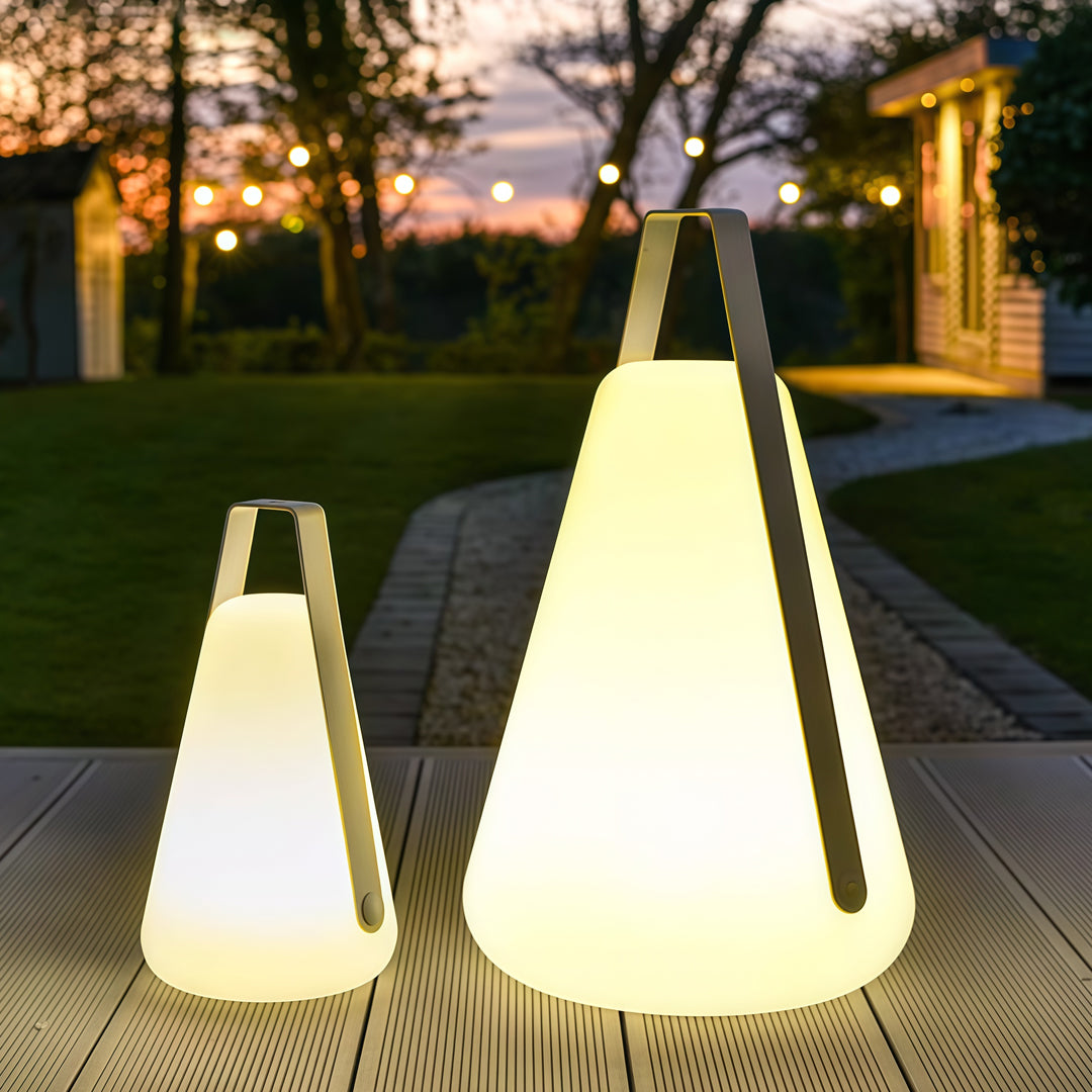 Draagbare LED-lantaarn voor sfeervolle tuinverlichting
