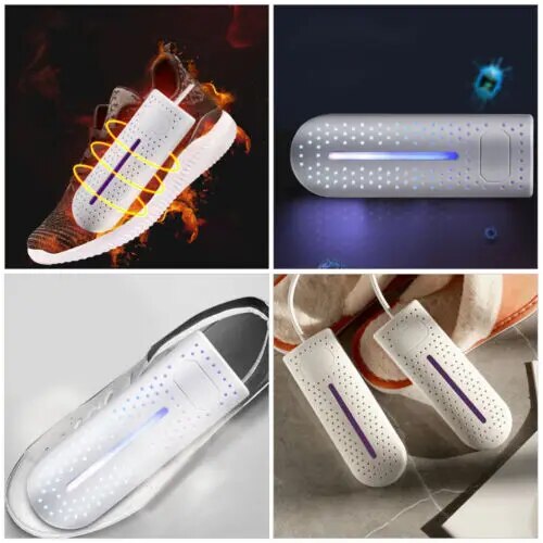 Hollevo™ Draagbare schoenendroger met UV-licht en zachte warmte van 65 °C
