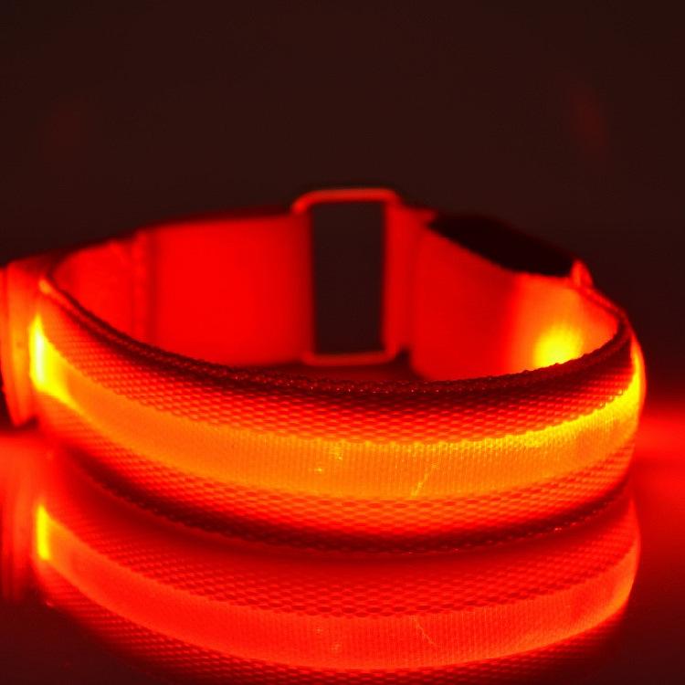 Oplichtende led-sportband voor hardlopen en fietsen