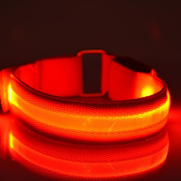 Oplichtende led-sportband voor hardlopen en fietsen