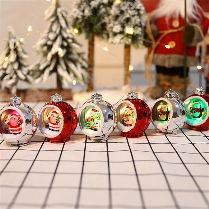 LED opengewerkte kerstbal ornamenten