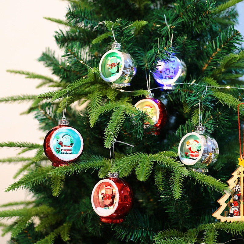 LED opengewerkte kerstbal ornamenten