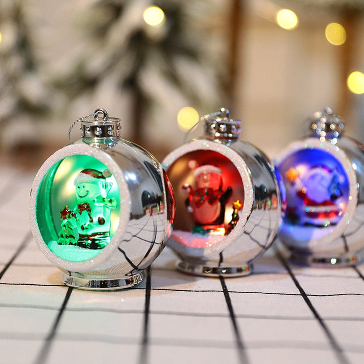 LED opengewerkte kerstbal ornamenten