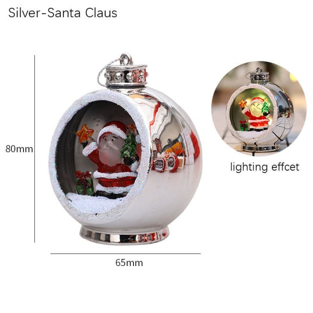 LED opengewerkte kerstbal ornamenten