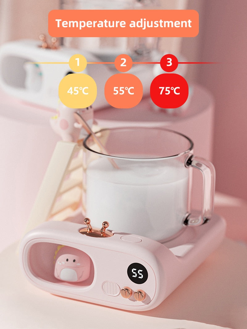 Slim schattig huisdier koffie verwarmer onderzetter