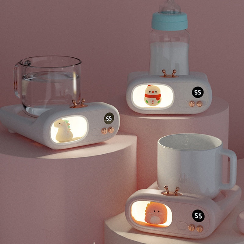 Slim schattig huisdier koffie verwarmer onderzetter