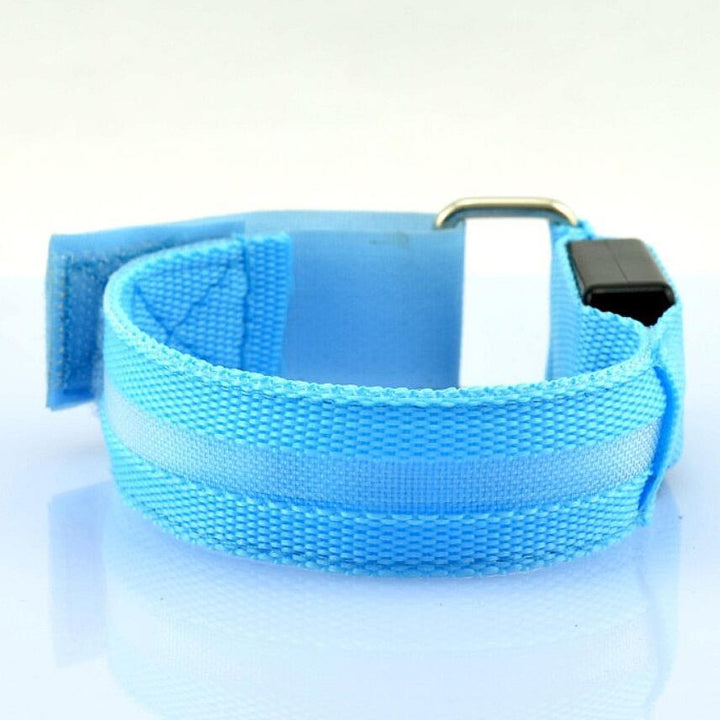 Oplichtende led-sportband voor hardlopen en fietsen