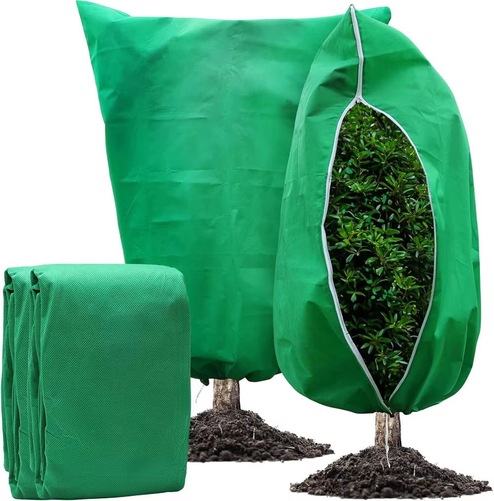 Hollevo™ Ademende vorsthoes voor planten met rits en trekkoord