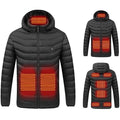 Hollevo™ Verwarmde pufferjas met capuchon en 9 warmtezones