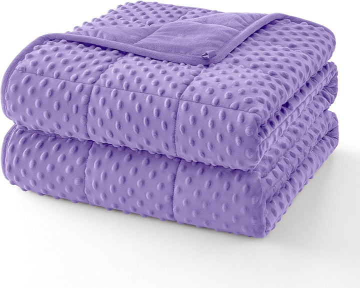 Knus comfort stippen verzwaard deken – koelend microvezel comfort laag