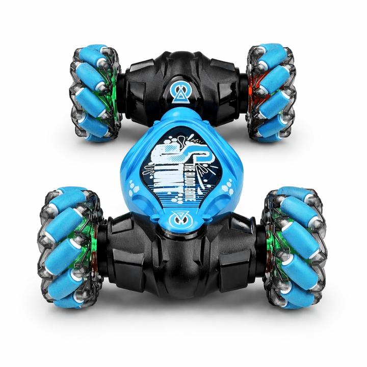 RC stuntauto met handbesturing en oplichtende wielen