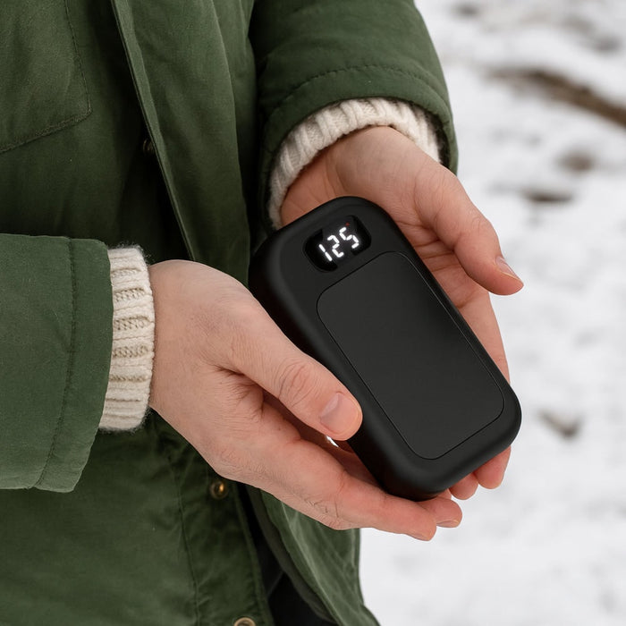 Hollevo™ Oplaadbare handwarmer met led-display en 3 standen
