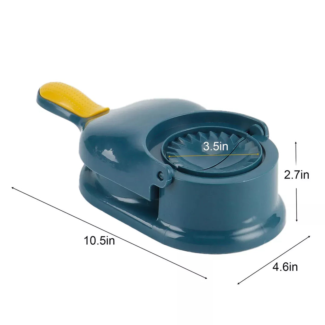 Hollevo™ Dumplingvorm 2-in-1 met deegpers voor perfecte randjes