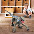 Hollevo™ Bestuurbare velociraptor die loopt, knikt en brult