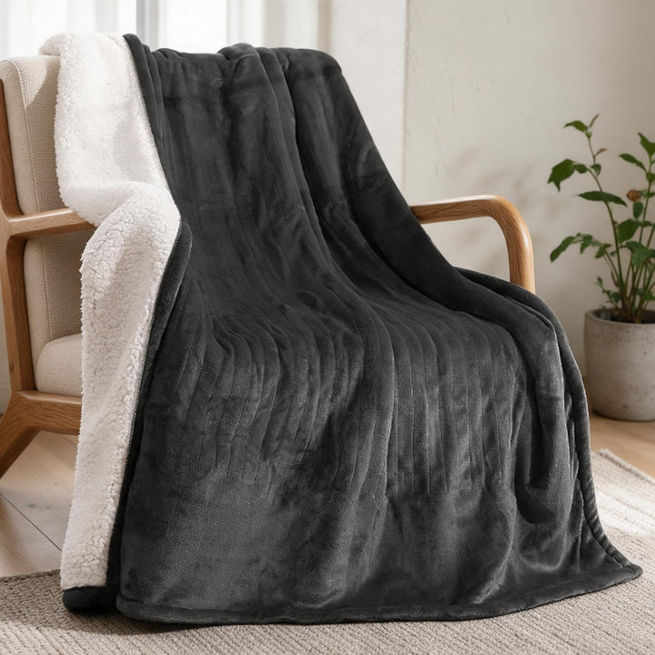 Hollevo™ Sherpa warmtedeken met 6 warmtestanden en timer