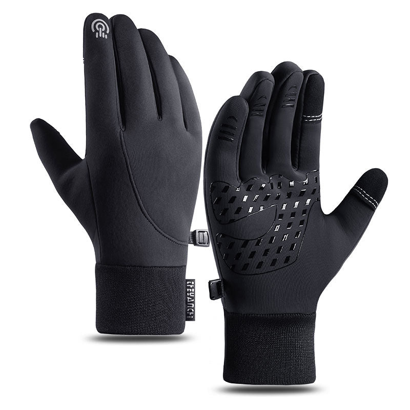 Thermische herenhandschoenen met antislip palm en touchscreen