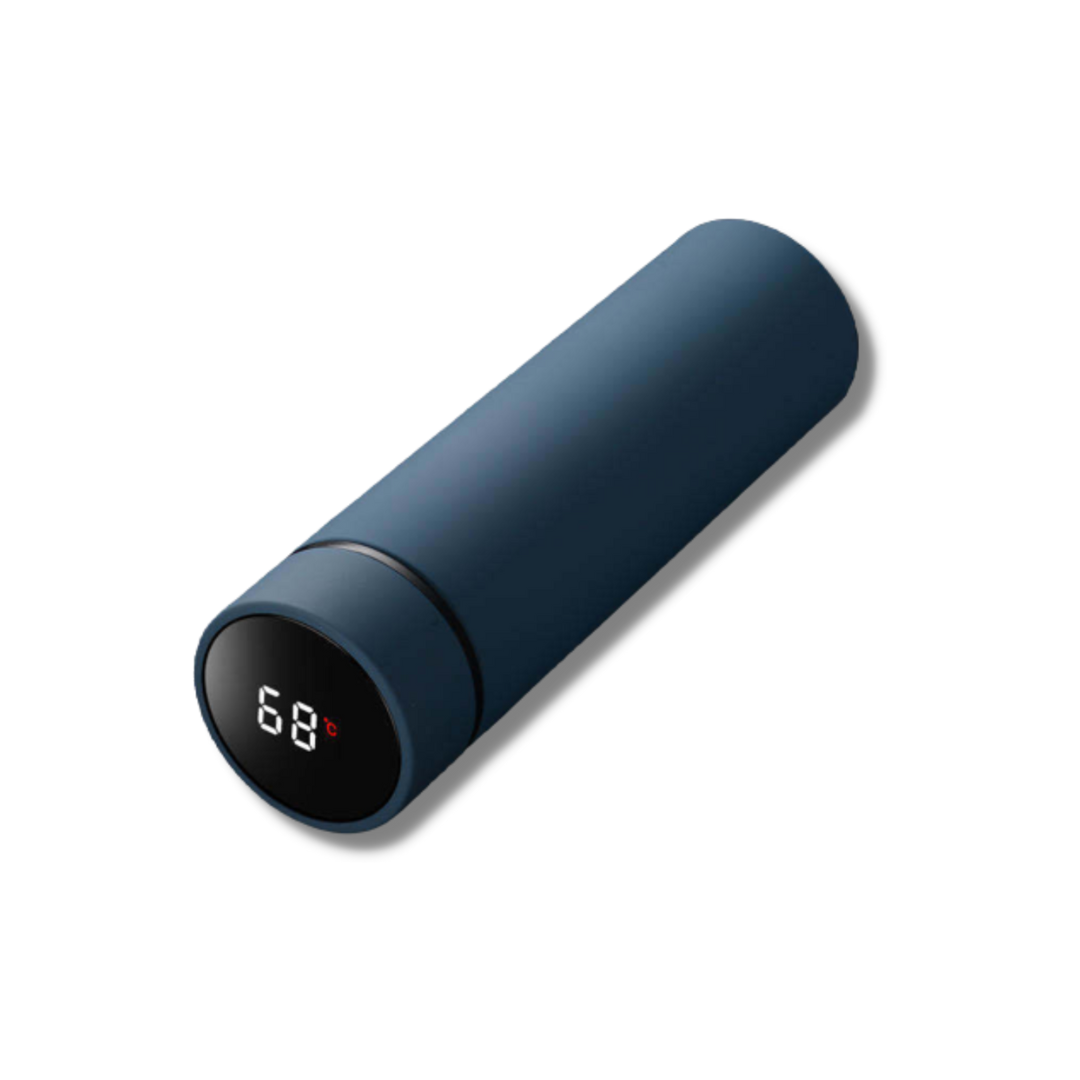 Slimme thermosfles met digitaal temperatuurdisplay