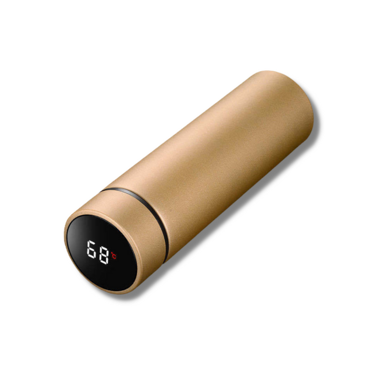 Slimme thermosfles met digitaal temperatuurdisplay