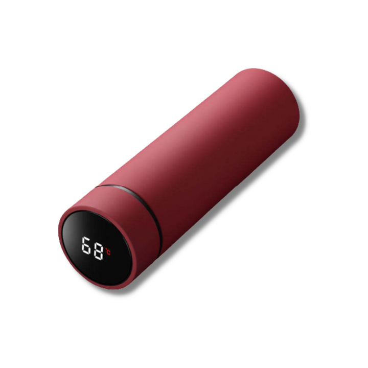 Slimme thermosfles met digitaal temperatuurdisplay