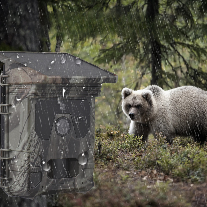 Hollevo™ Wildcamera op zonne-energie met 4K-video, 50 MP en nachtzicht