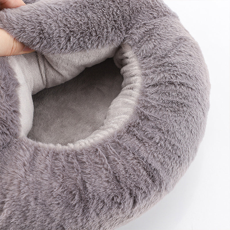 Hollevo™ Pluche voetenwarmer op USB met warmte rondom