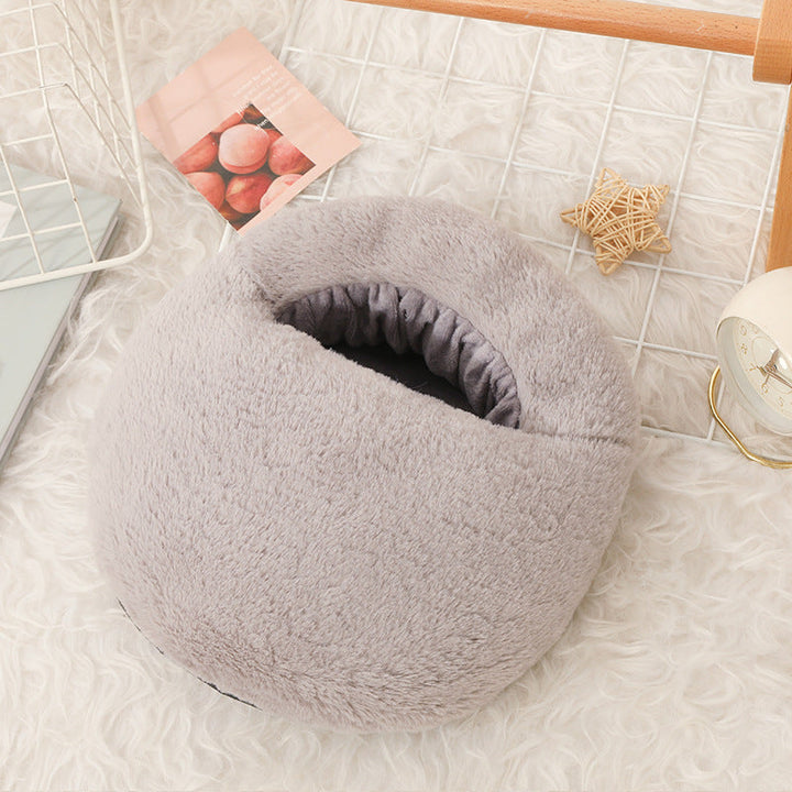 Hollevo™ Pluche voetenwarmer op USB met warmte rondom