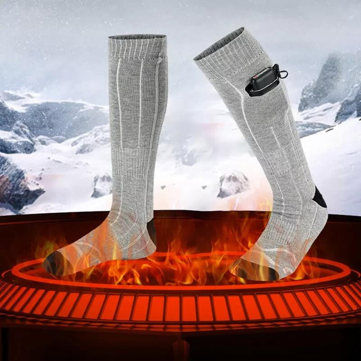 Hollevo™ Oplaadbare verwarmde sokken met 3 warmtestanden