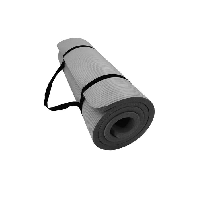 Hollevo™ Dikke antislip yogamat met draagband voor thuis en de sportschool