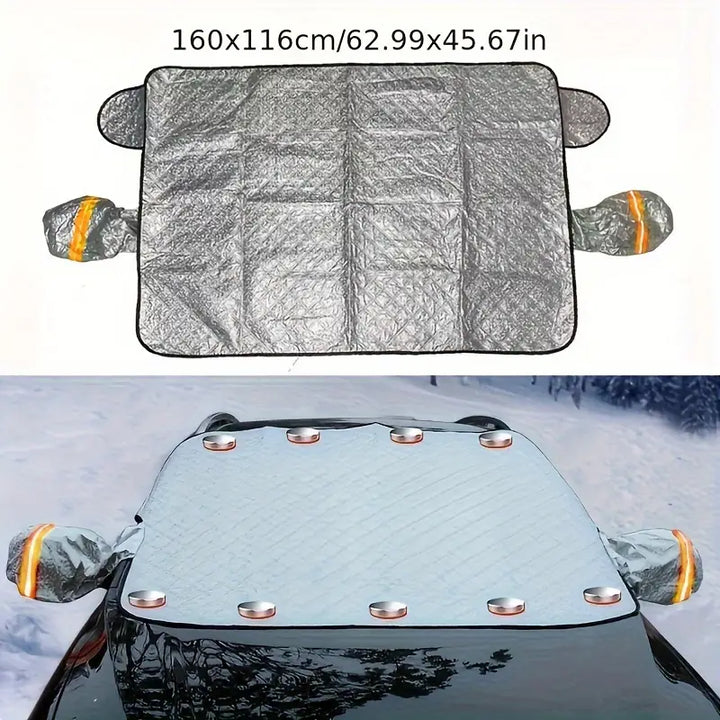 Hollevo™ Magnetische winterhoes voor je voorruit – in seconden geplaatst